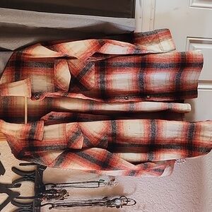 Long sleeved flannel shirt